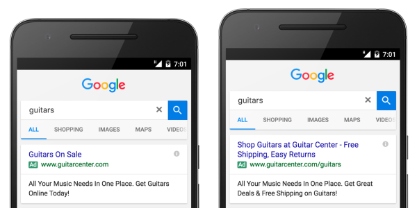 google expanded text ads go live
